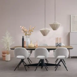 Light & Living Hanglamp Felida Crème - E27 - Ø 53 cm