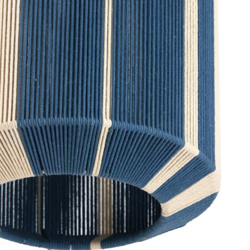 Light & Living Hanglamp Kozana Blauw - E27 - Ø 30 cm