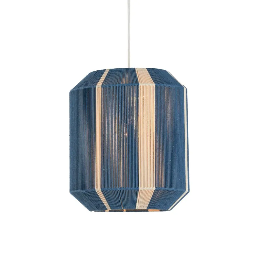 Light & Living Hanglamp Kozana Blauw - E27 - Ø 36 cm