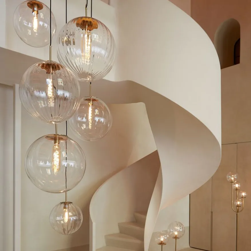Light & Living Hanglamp Medina Transparant - E27 - Ø 30 cm