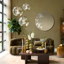 Light & Living Hanglamp Medina Transparant - E27 - Ø 48 cm