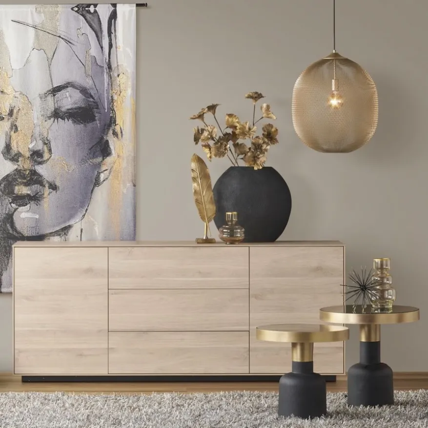 Light & Living Hanglamp Moroc Goud E27 - Ø 50 cm