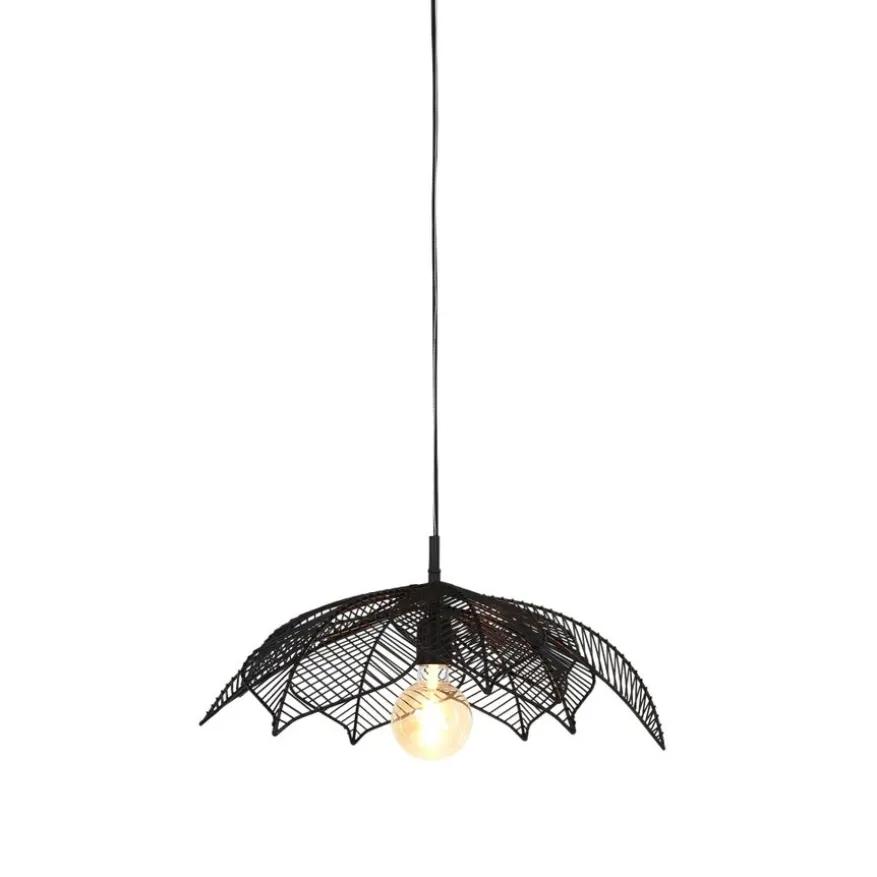 Light & Living Hanglamp Pavas Zwart - E27 - Ø 54 cm
