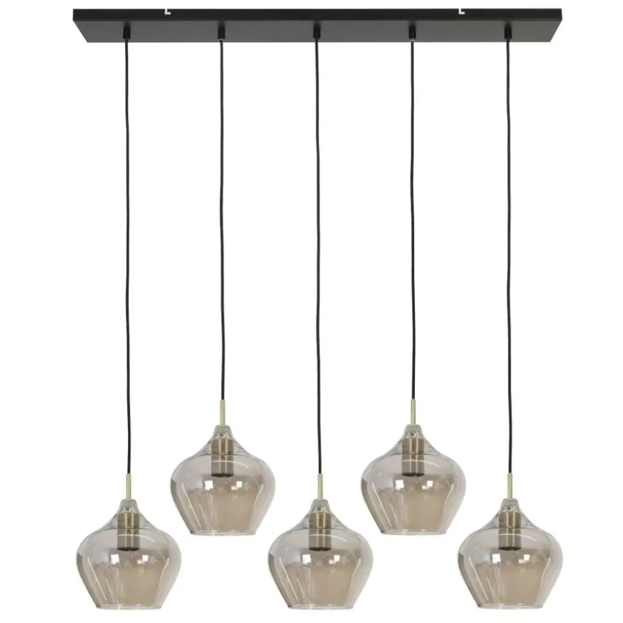 Light & Living Hanglamp Rakel Brons - 5 x E27 - 104 cm breed