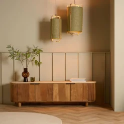 Light & Living Hanglamp Sendai Groen - E27 - Ø 27 cm