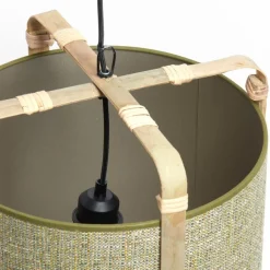 Light & Living Hanglamp Sendai Groen - E27 - Ø 37 cm