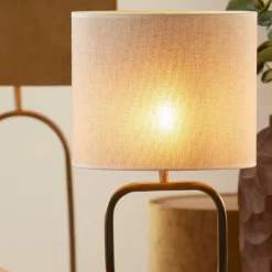 Light & Living Lampenkap Breska Beige - 40x30x40 cm