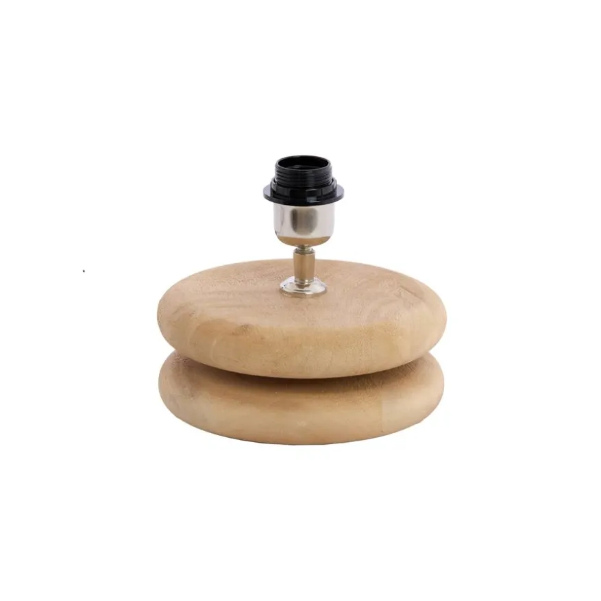 Light& Living Lampenvoet Eboli Naturel - E27 - 9 cm hoog