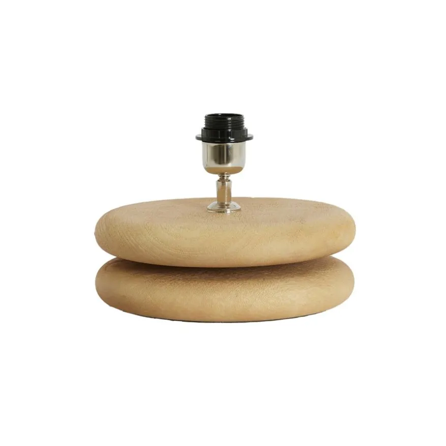 Light& Living Lampenvoet Eboli Naturel - E27 - 9 cm hoog