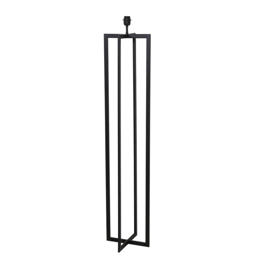 Light & Living Lampenvoet Mace Zwart - E27 - 140 cm hoog