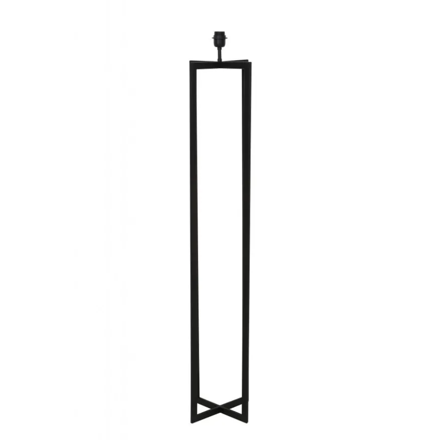 Light & Living Lampenvoet Mace Zwart - E27 - 140 cm hoog