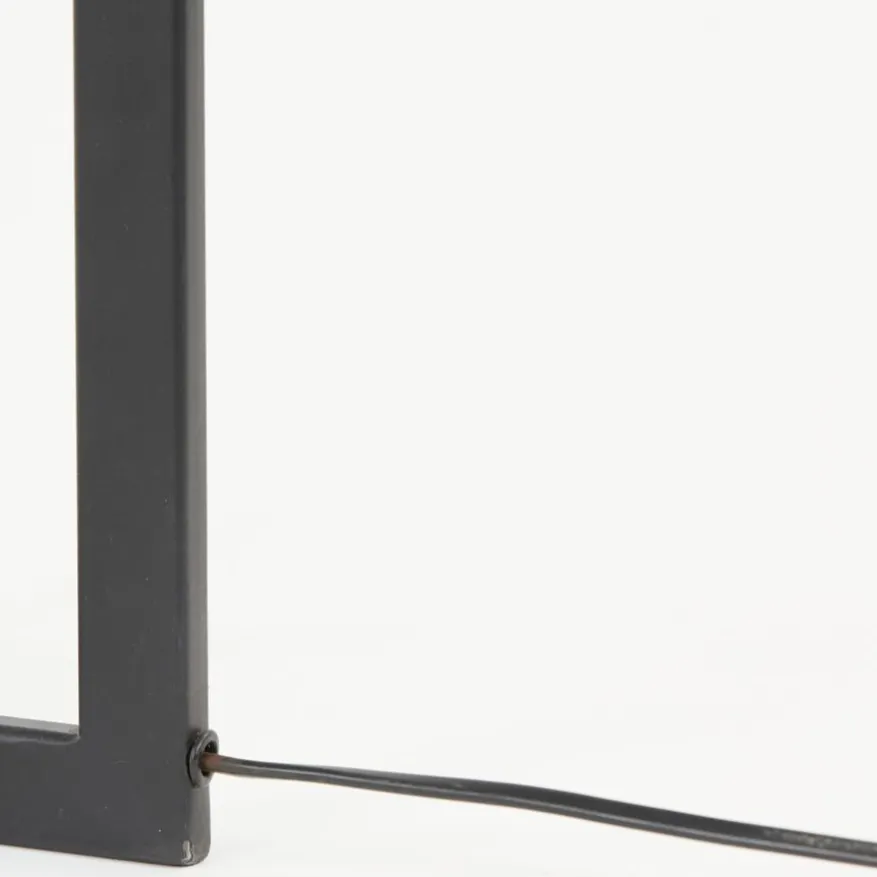 Light & Living Lampenvoet Mace Zwart - E27 - 140 cm hoog