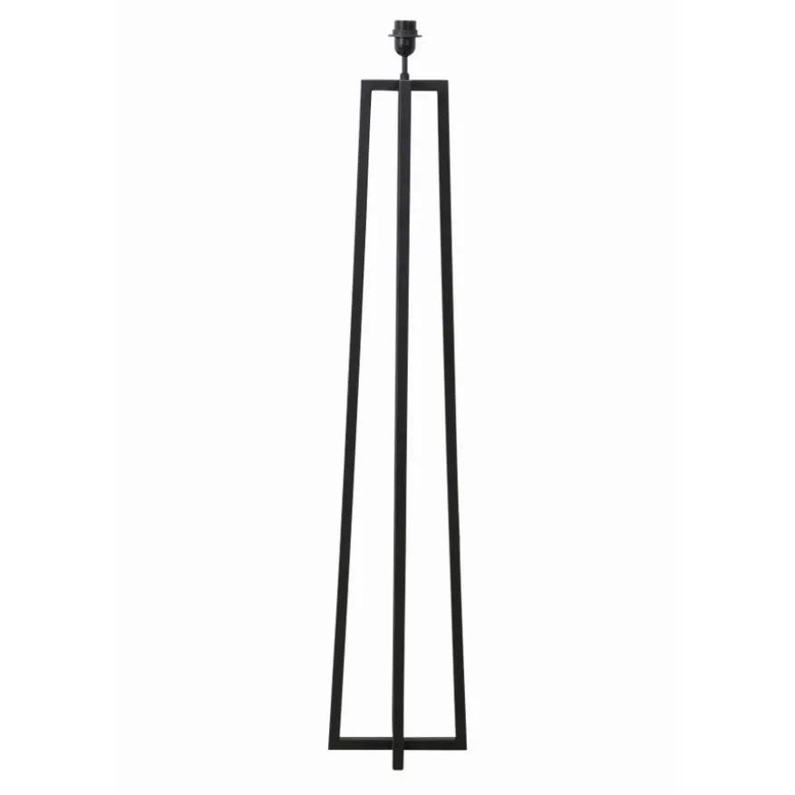 Light & Living Lampenvoet Miley Zwart - E27 - 130 cm hoog