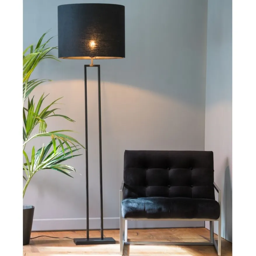 Light & Living Lampenvoet Shiva Zwart - E27 - 141 cm hoog
