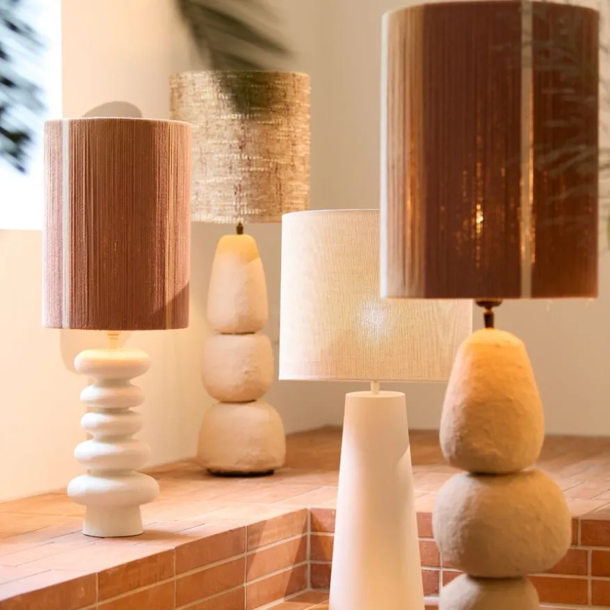 Light & Living Lampenvoet Yelos Creme - E27 - 43 cm hoog
