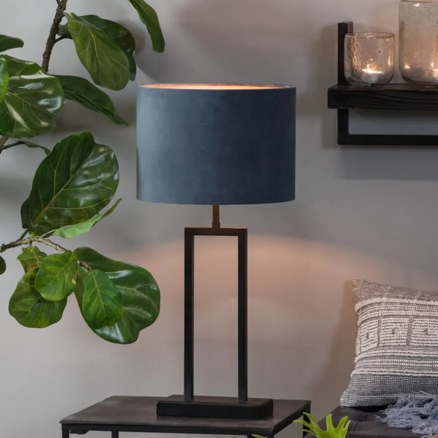 Light & Living Lampvoet Shiva Zwart - E27 - 41 cm hoog