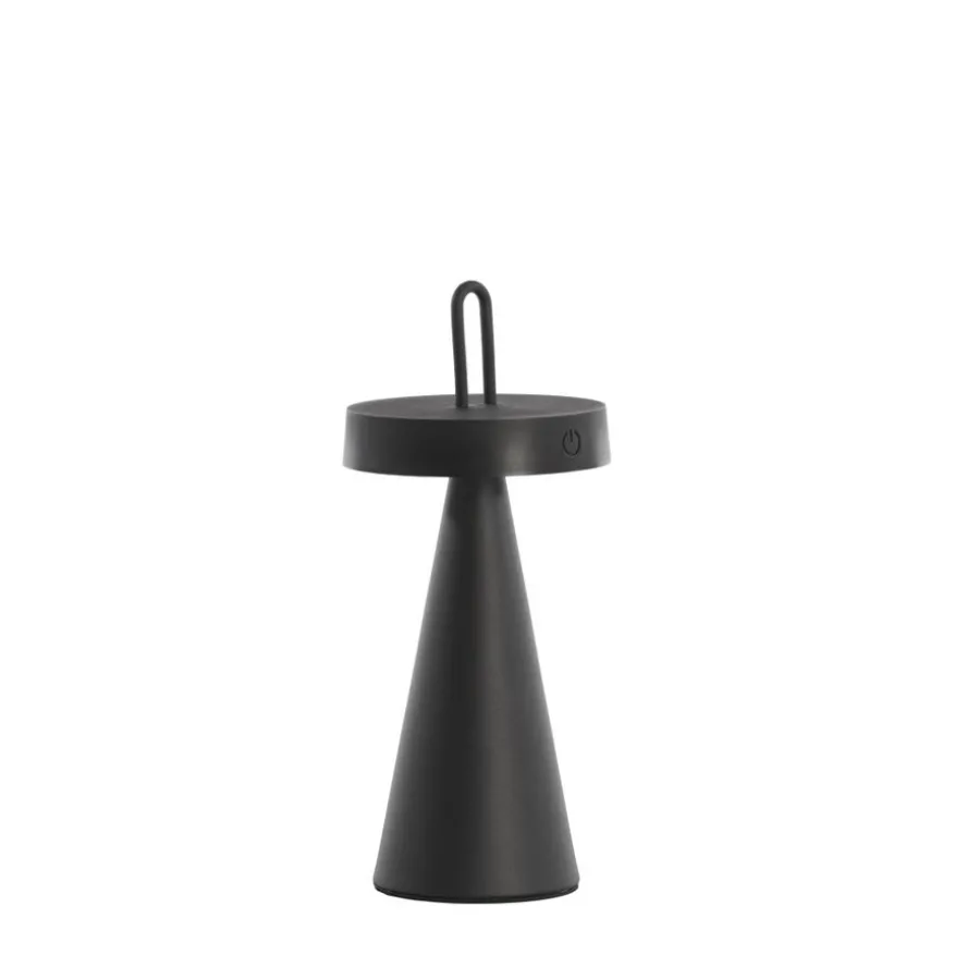 Light & Living Tafellamp Ankenta Zwart - LED - 29 cm hoog