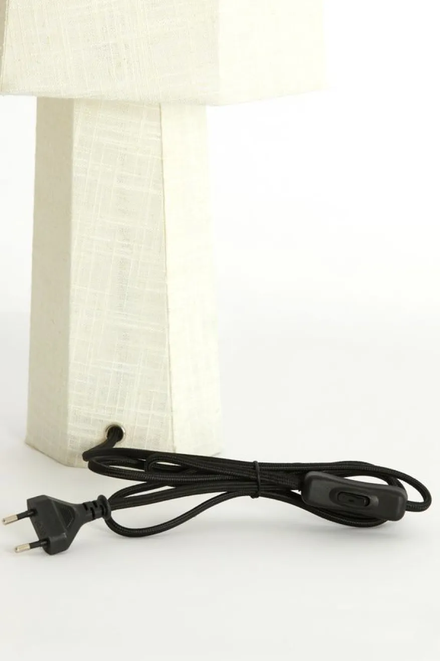 Light & Living Tafellamp Musabo Wit - E27 - 49 cm hoog