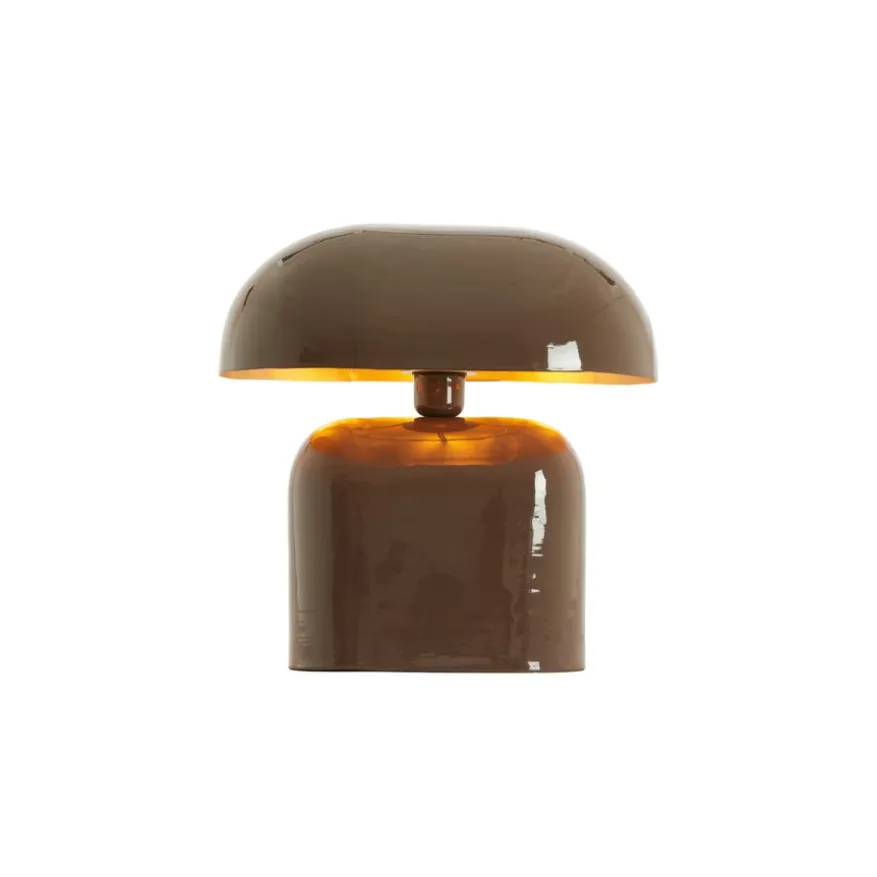 Light & Living Tafellamp Todd Bruin - E27 - 37 cm hoog