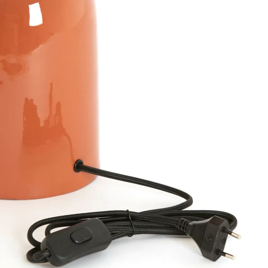 Light & Living Tafellamp Todd Oranje - E27 - 37 cm hoog