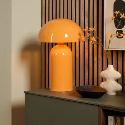 Light & Living Tafellamp Tolima Oranje - E27 - 48 cm hoog