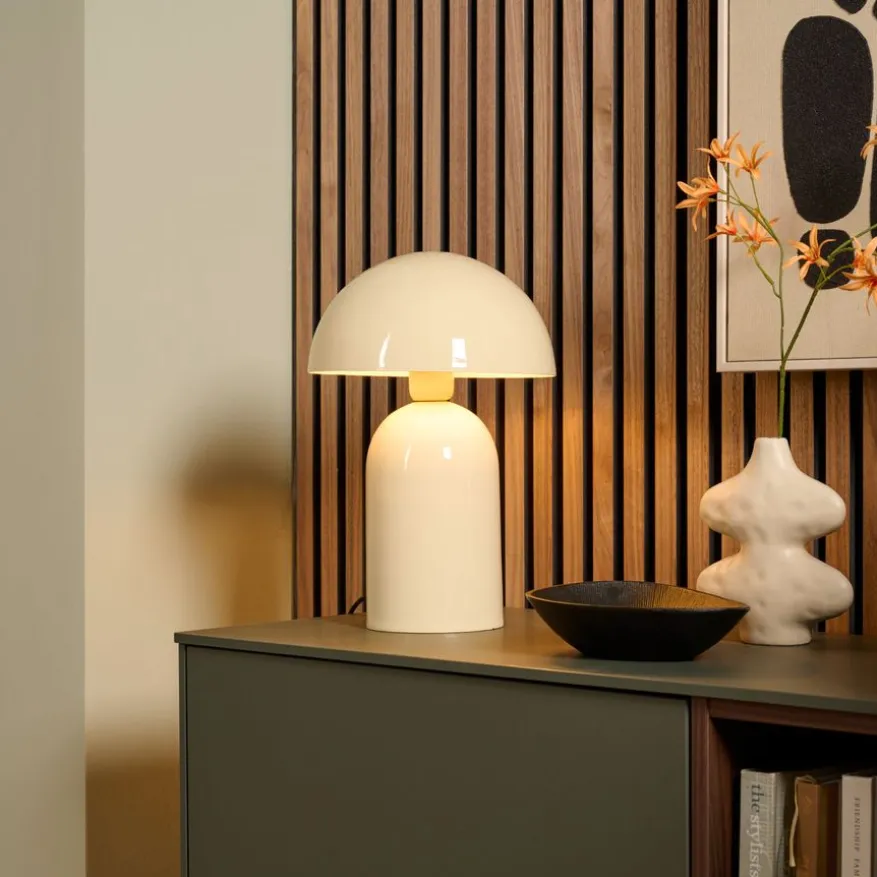 Light & Living Tafellamp Tolima Crème - E27 - 35 cm hoog