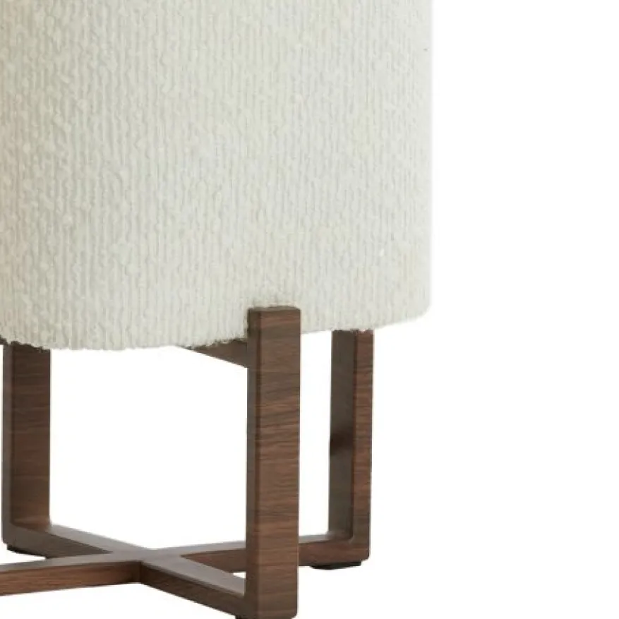 Light & Living Tafellamp Wyn Crème / Bruin - E27 - 39 cm hoog