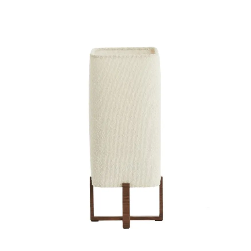 Light & Living Tafellamp Wyn Crème / Bruin - E27 - 51 cm hoog