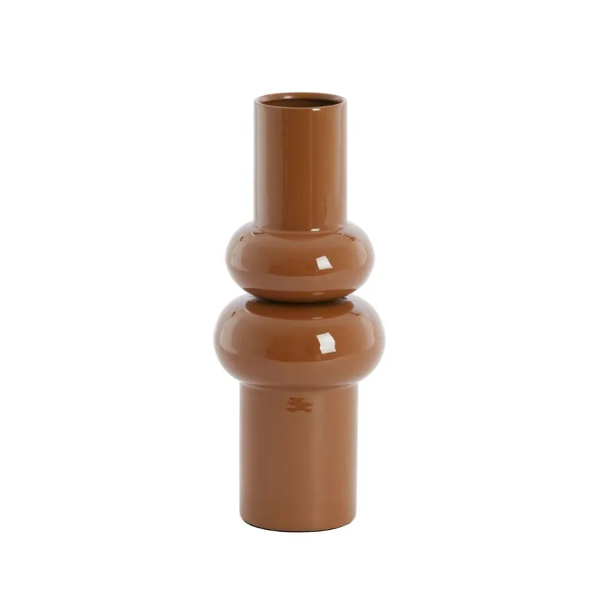 Light & Living Vaas Irissa Caramel - 36 cm hoog