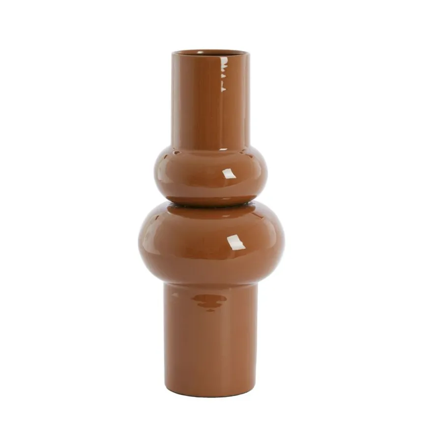 Light & Living Vaas Irissa Caramel - 43 cm hoog