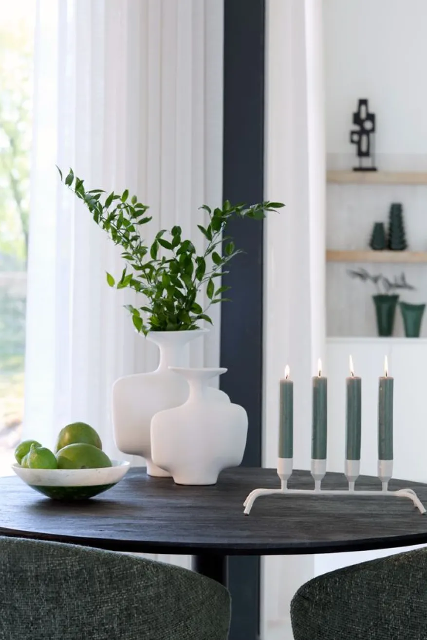 Light & Living Vaas Trovo Wit - 36 cm