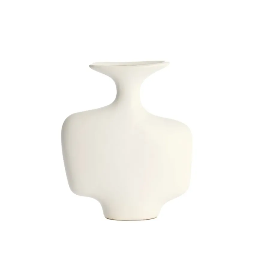 Light & Living Vaas Trovo Wit - 31 cm hoog