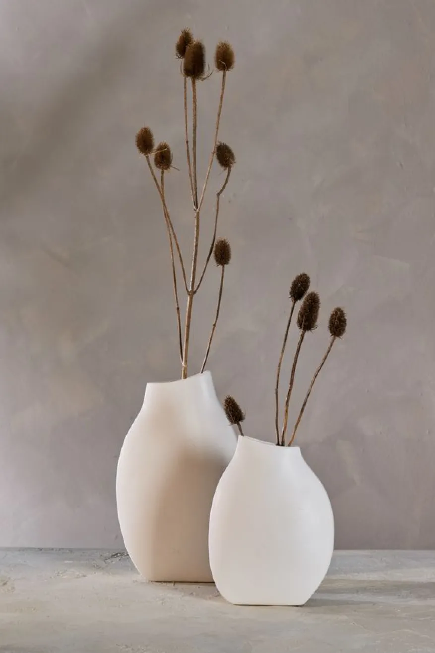 Light & Living Vaas Volano Crème - 32 cm hoog