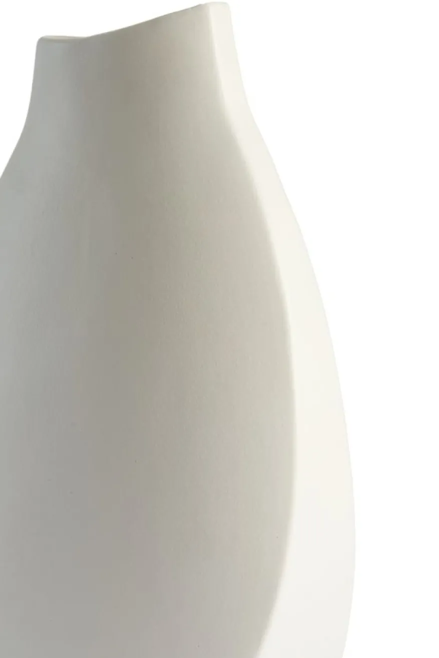 Light & Living Vaas Volano Crème - 32 cm hoog