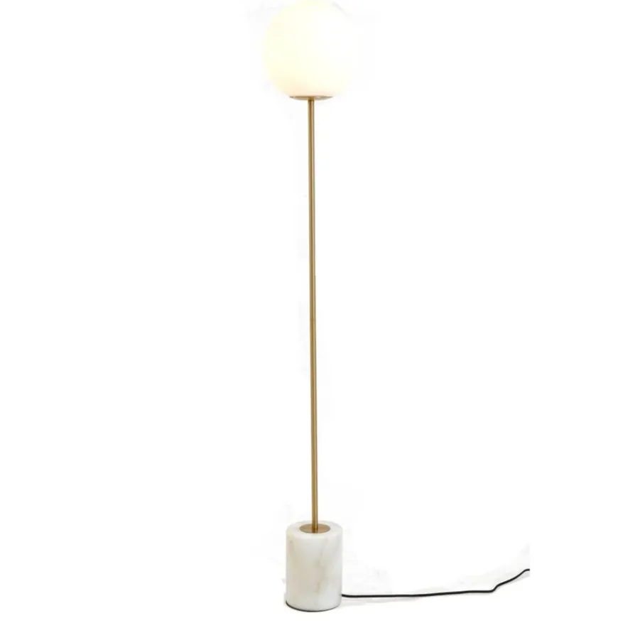 Light & Living Vloerlamp Medina Wit - E27 - 156 cm hoog