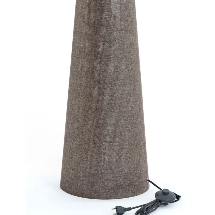 Light & Living Vloerlamp Micky Bruin - E27 - 180 cm hoog