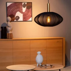 Lucide Hanglamp Corina Zwart - E27 - Ø 50 cm