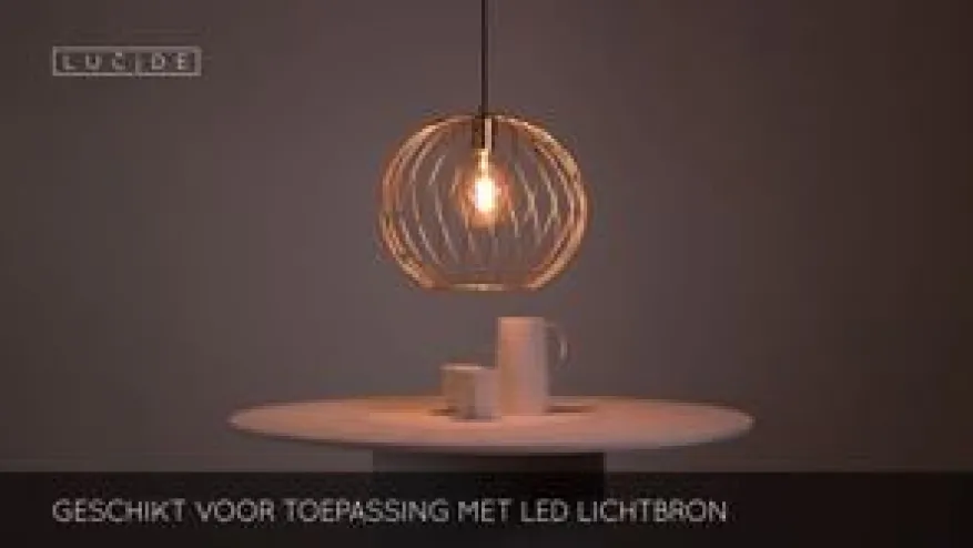 Lucide Hanglamp Danza Goud - E27 - Ø 40 cm