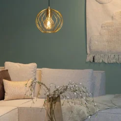 Lucide Hanglamp Danza Goud - E27 - Ø 25 cm