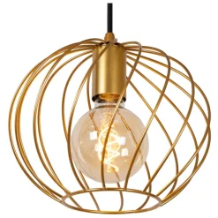 Lucide Hanglamp Danza Goud - 3 x E27 - 130 cm breed