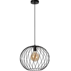 Lucide Hanglamp Danza Zwart - E27 - Ø 40 cm