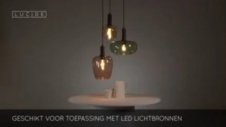 Lucide Hanglamp Ilona Multi - 3 x E27 - Ø 51 cm