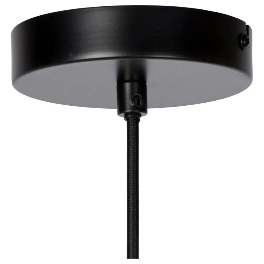 Lucide Hanglamp Joanet Zwart - E27 - Ø 22 cm