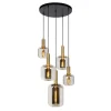 Lucide Hanglamp Joanet Zwart - 5 x E27 - Ø 66 cm