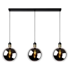 Lucide Hanglamp Julius Zwart - 3 x E27 - 105 cm breed
