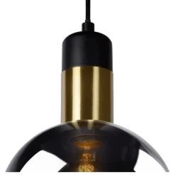 Lucide Hanglamp Julius Zwart - E27 - Ø 28 cm