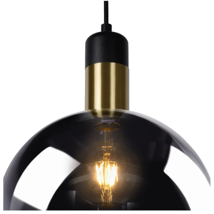 Lucide Hanglamp Julius Zwart - E27 - Ø 40 cm