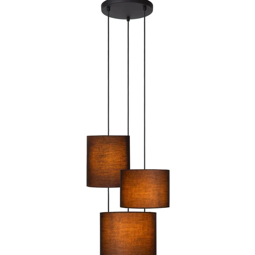 Lucide Hanglamp Maya Zwart - 3 x E27 - Ø 46 cm