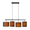 Lucide Hanglamp Maya Zwart - 4 x E27 - 107 cm breed