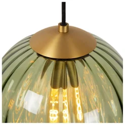 Lucide Hanglamp Monsaraz Groen - E27 - Ø 25 cm